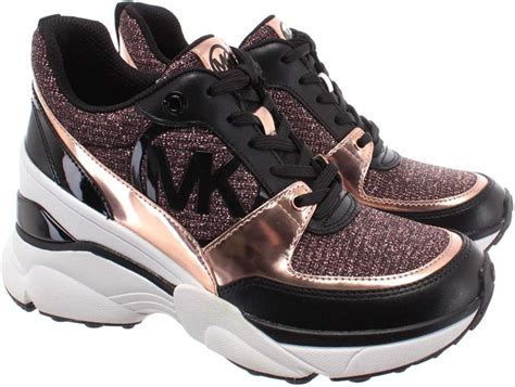 dames sneakers kiniak michael kors|Michael Kors rose gold trainers.